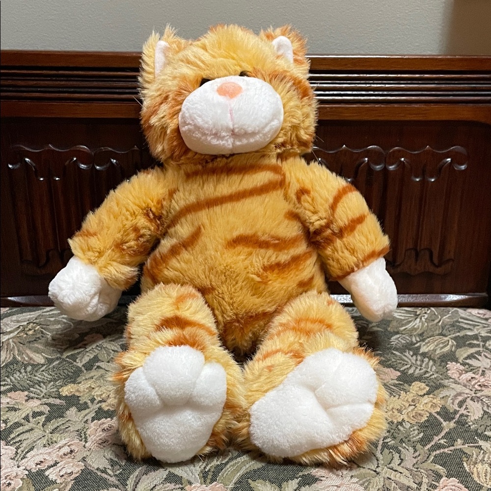 1997 Build-A-Bear Orange and White Cat Plush